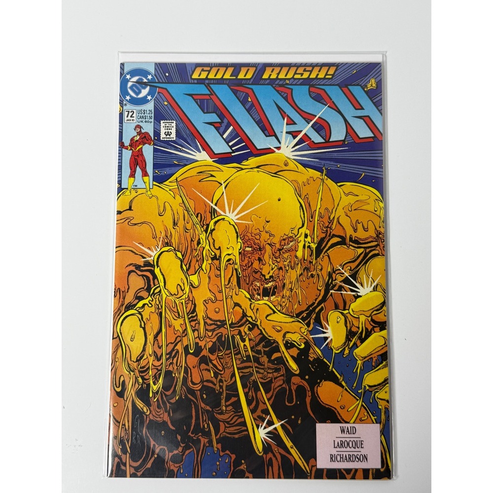 DC Comics The Flash 72 Gold Rush Jan 1993 Mark Waid Greg LaRocque Copper Age